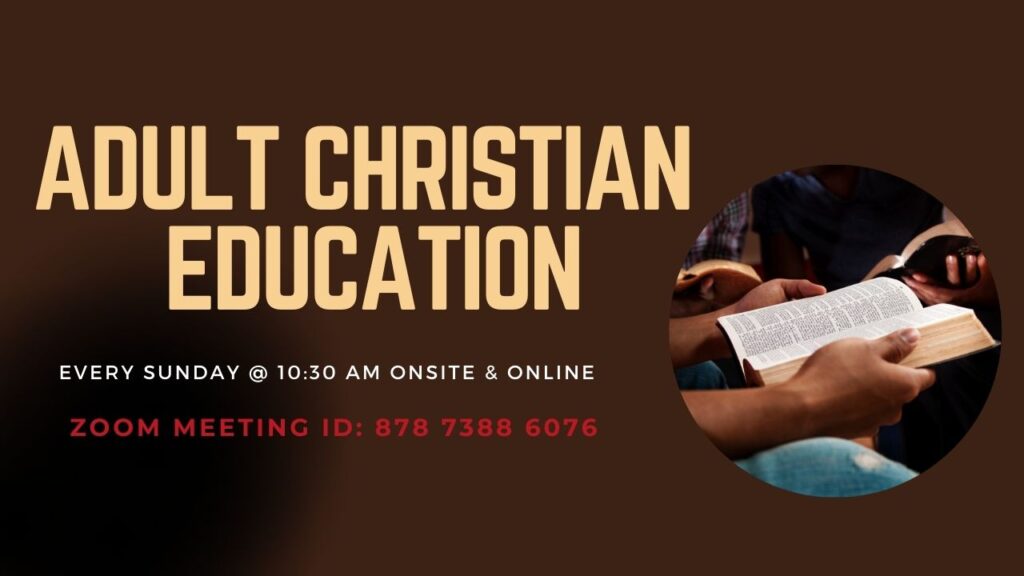 Adult Christian Education