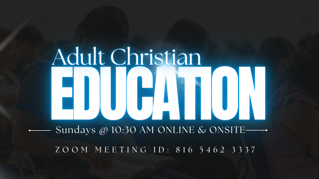 Adult Christian Education 1